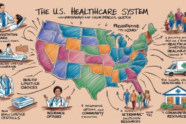 U.S. Healthcare System: Smart Ways to Stay Healthy and Covered in America U.S. Healthcare System diagram and how it works